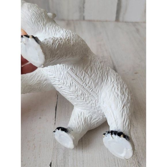 Rubber toy‎ polar bear white Antarctica figure squish - Picture 5 of 11